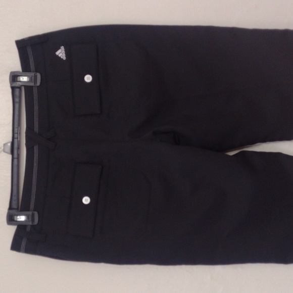 adidas Pants - Adidas Black High Rise Straight Leg Athletic Pants Size 8